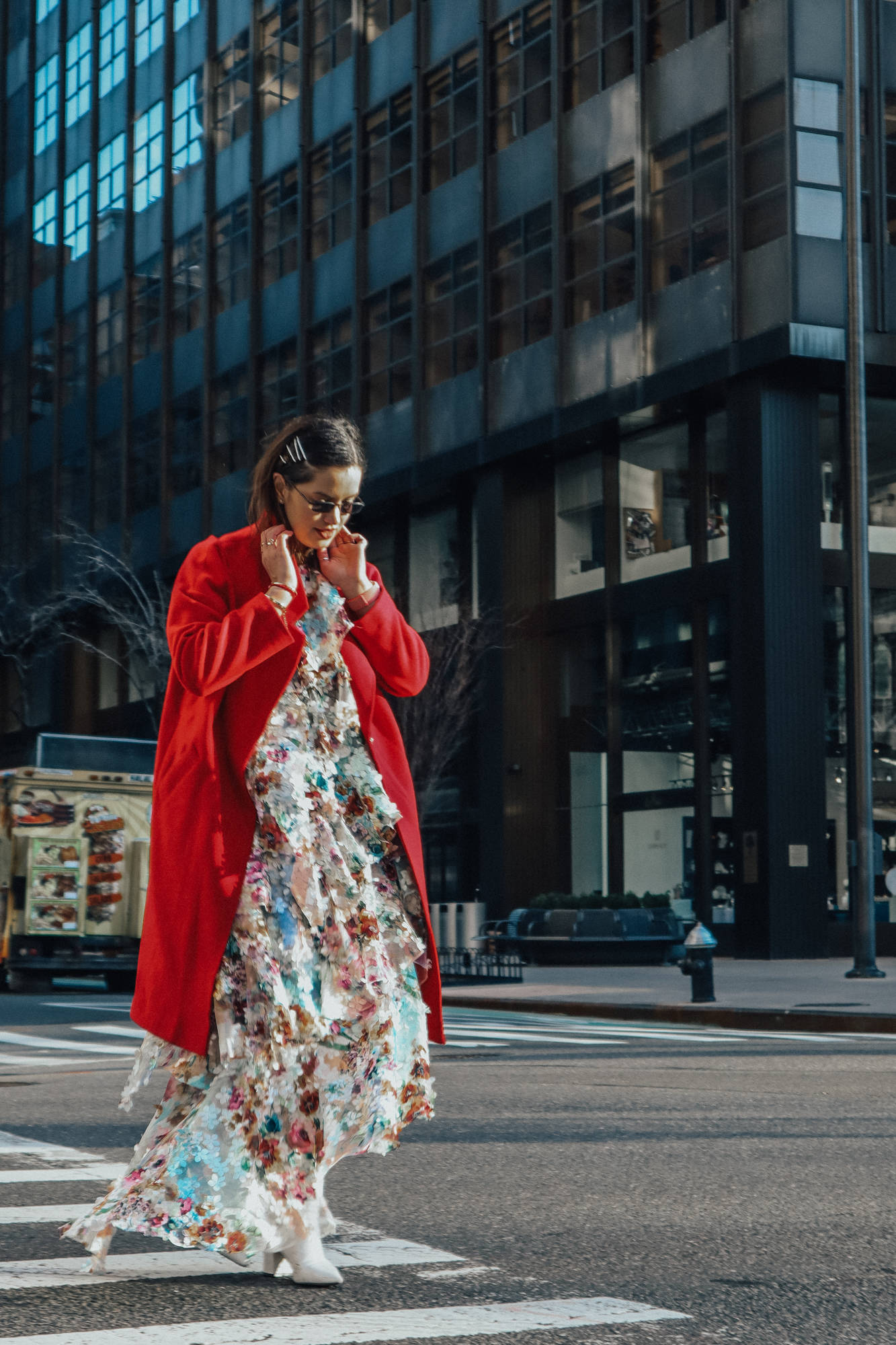 #FlorenNYFW – February 2019 – Look 2: Florals for winter + The fear and pressure of turning 30