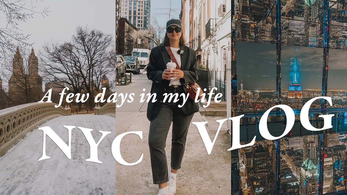 A Few Days in My Life in NYC — Piercings, Facials, Brunch & Snowy Central Park ✨
