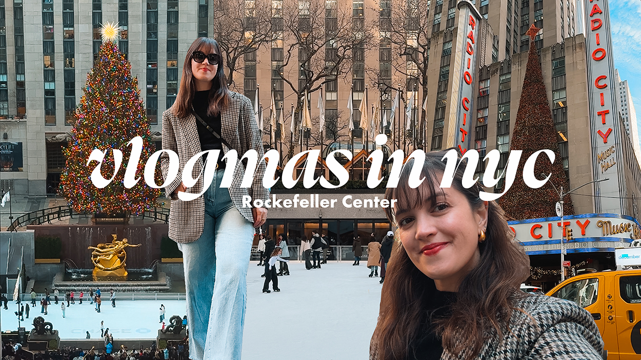 Vlogmas in NYC: Exploring Rockefeller Center During the Holidays