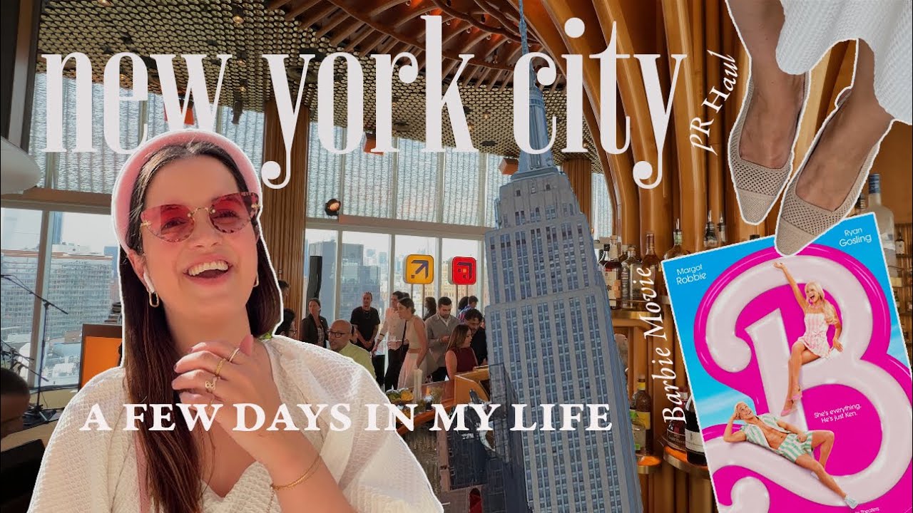 A NYC Summer Day in My Life: GRWM, Barbie Movie, Rooftop Views & a Fun PR Unboxing
