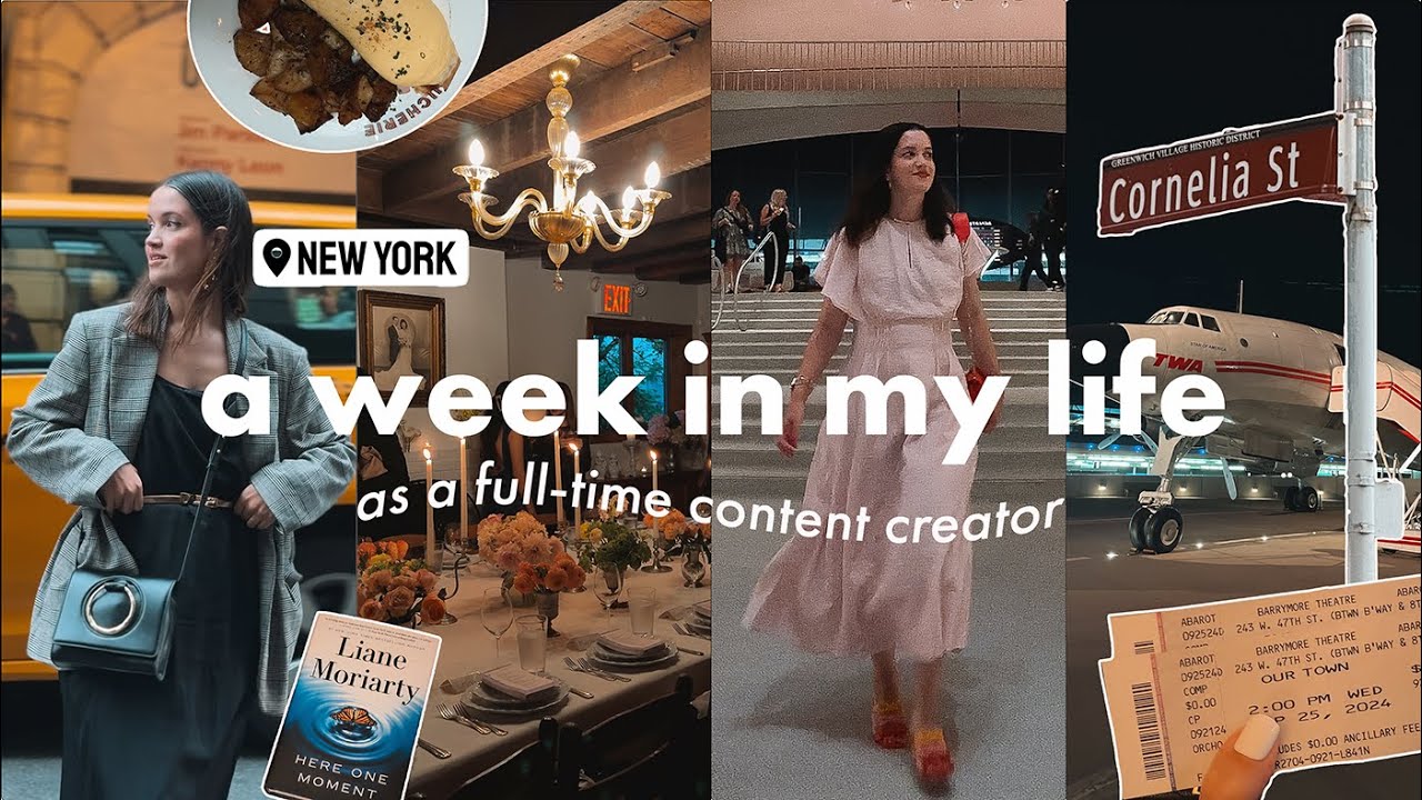 A Week in My Life as a NYC Content Creator: The Glamour, The Grind & Everything In Between