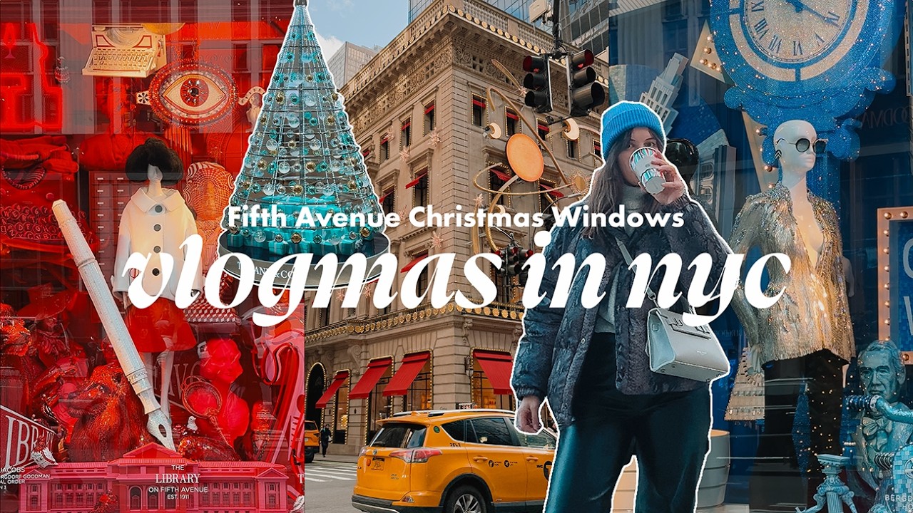 December in New York City: The Magic of Fifth Avenue’s Holiday Windows ✨