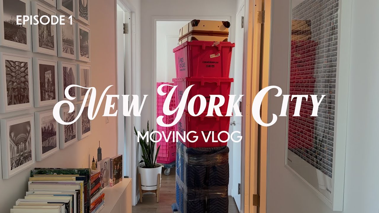 NYC MOVING VLOG 📦 | Empty apartment tour | Apartment Hunting in New York City