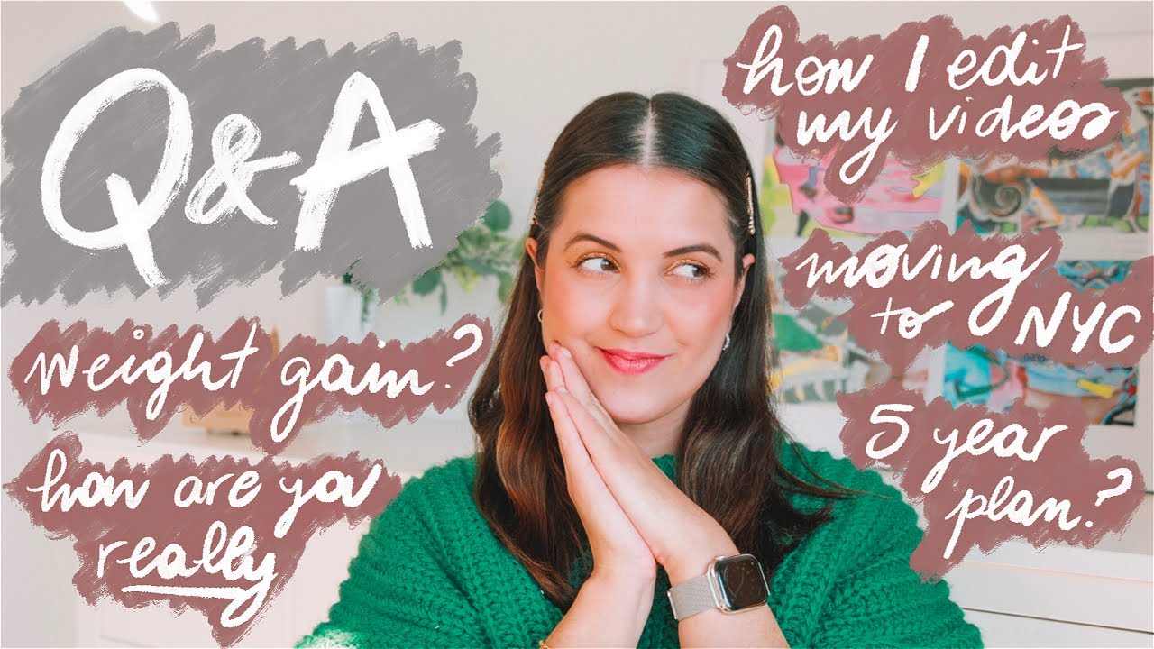 Q&A | Moving to NY, How I edit my YouTube videos, Where I want to live in 5 years, my Favorite Books