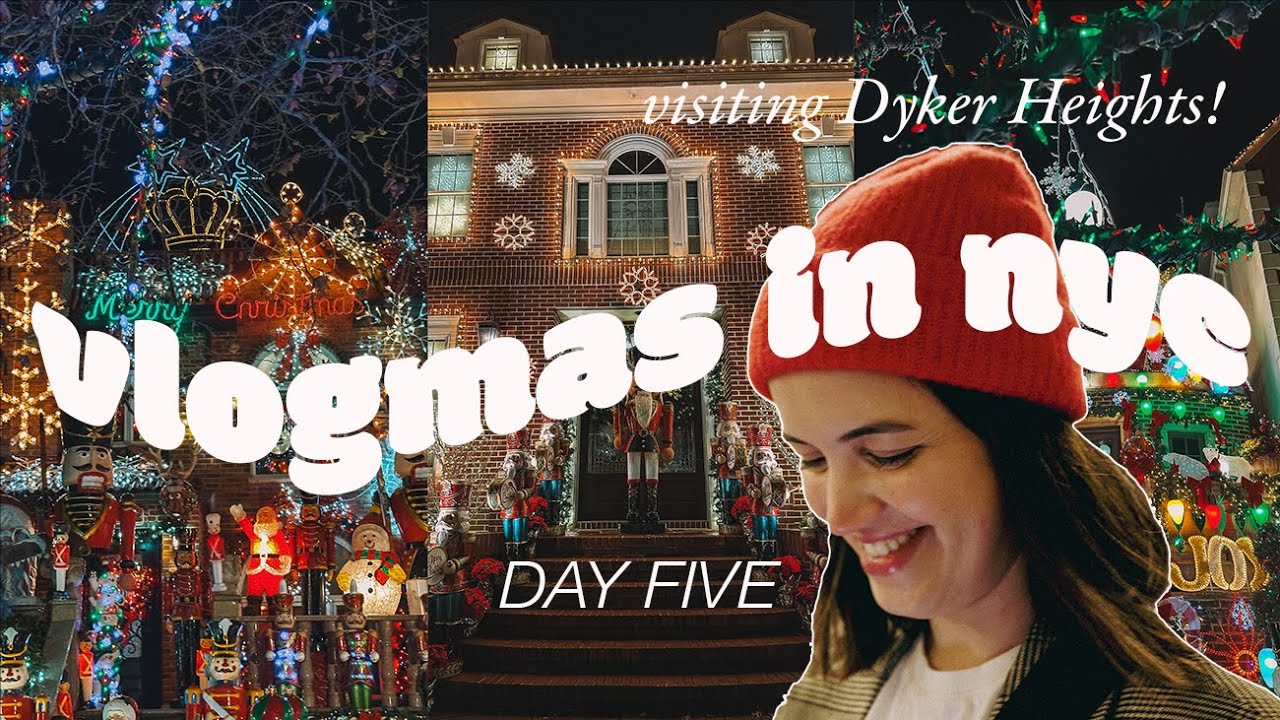 Vlogmas Day 5 – A Holiday Adventure in Dyker Heights: Visiting NYC’s Most Festive Neighborhood