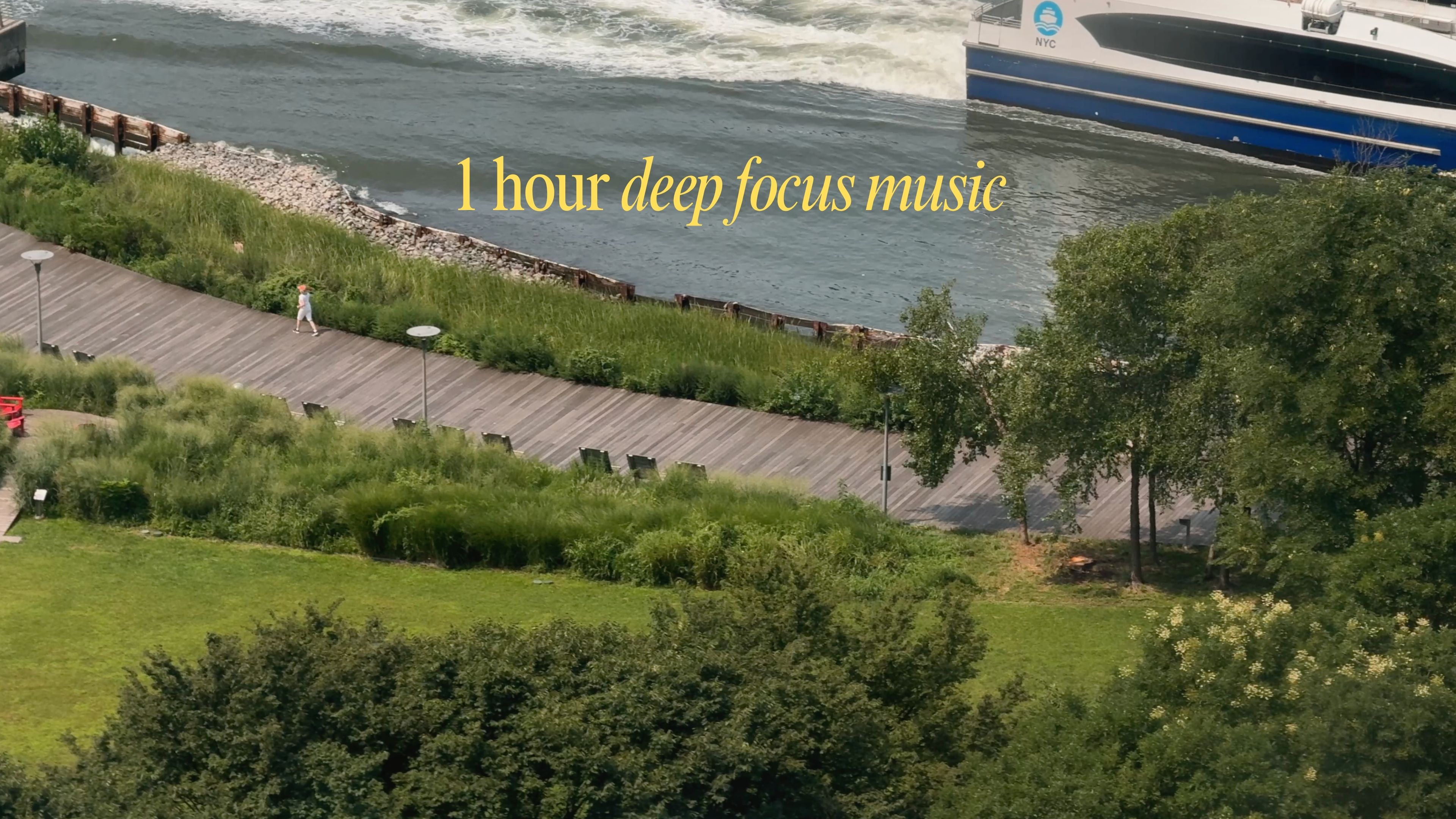 NYC Waterfront Summer ☀️ A Peaceful Work From Home Playlist